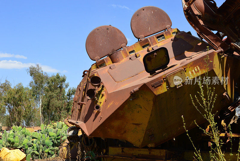 阿斯马拉坦克墓地- BTR-60苏联装甲运兵车，阿斯马拉，厄立特里亚